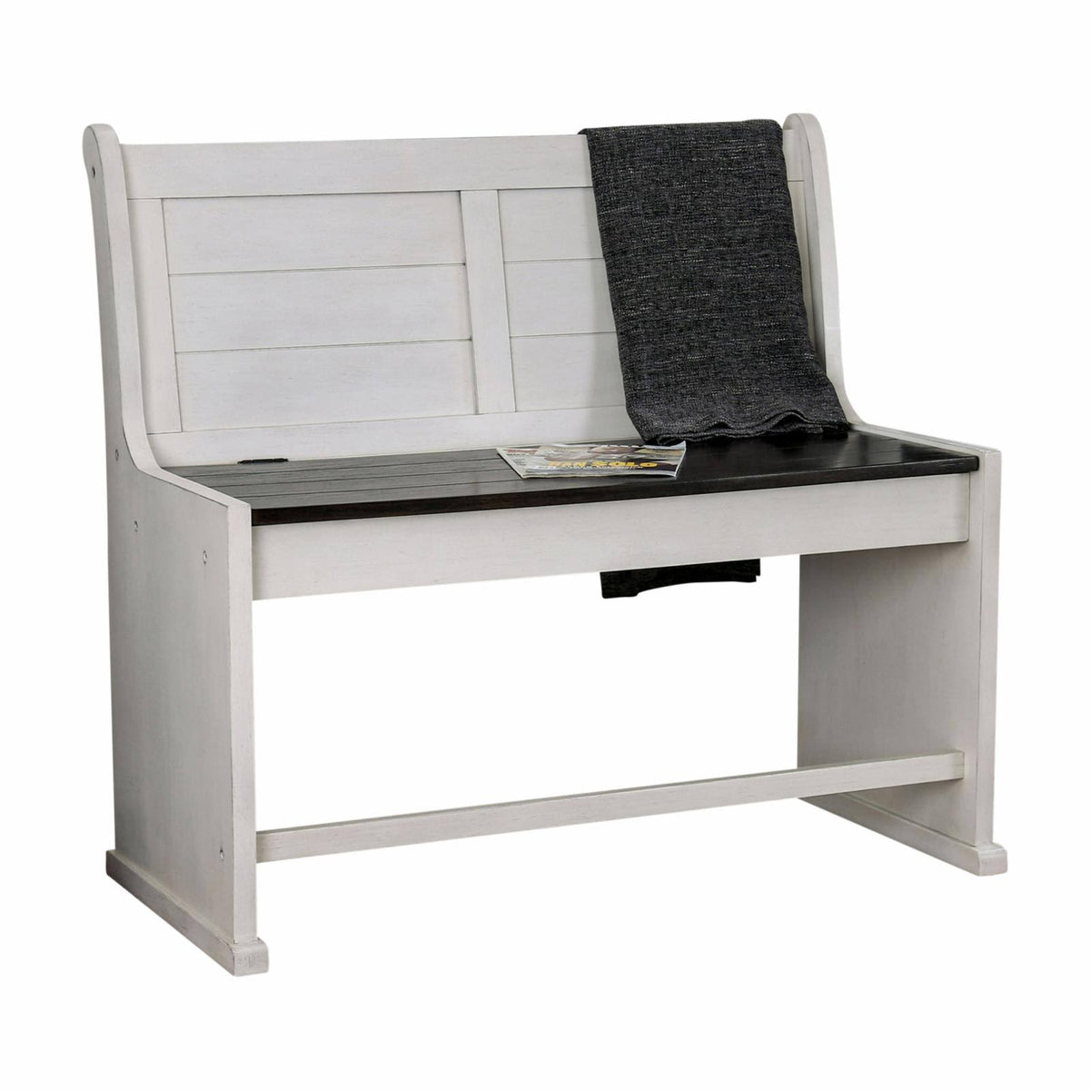 Counter Height Storage Loveseat Dining Bench Y28240