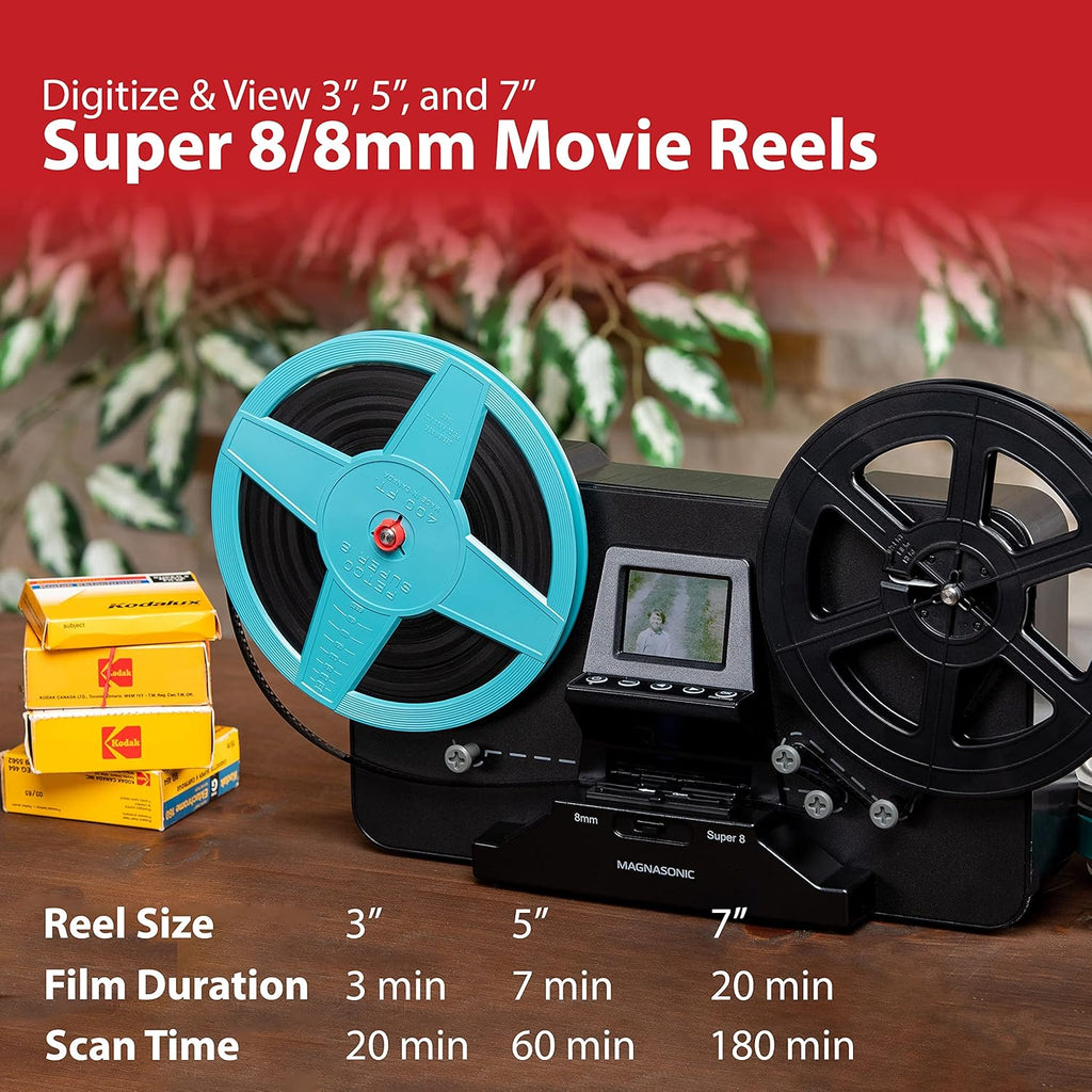 Super 8/8mm Film Scanner with 2.3 Screen C873736