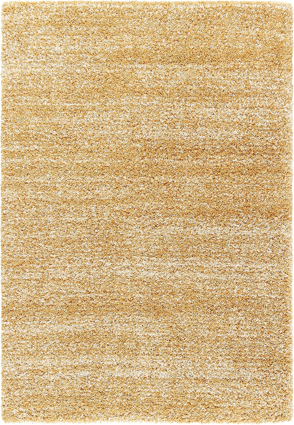 8' x 10' Gold Ivory Shag Area Rug Y96999