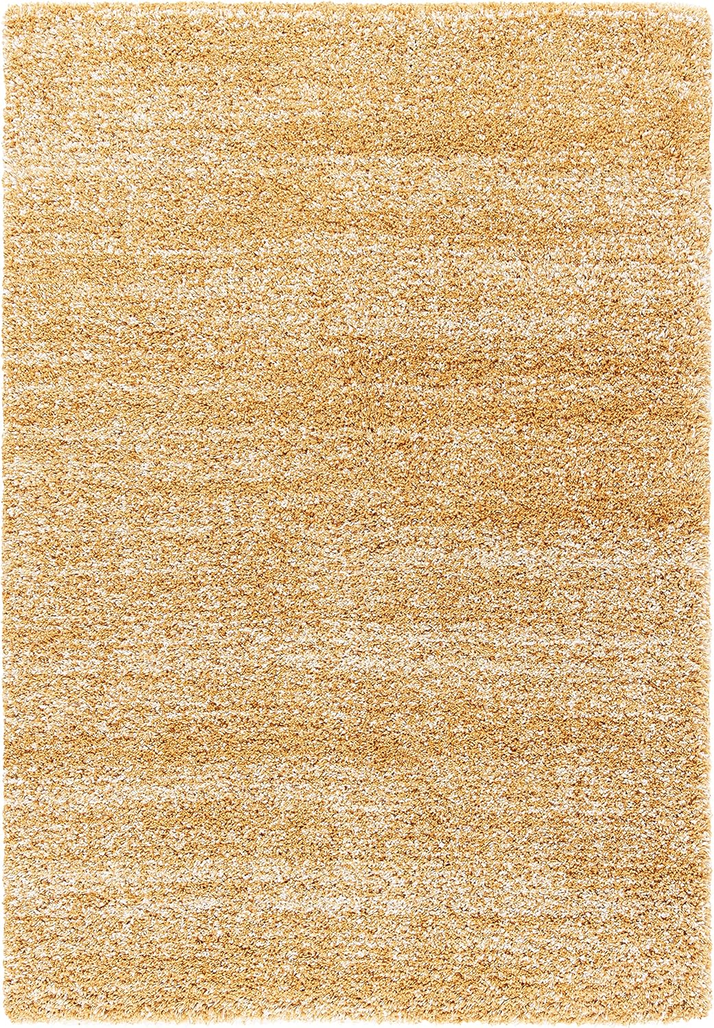 8' x 10' Gold Ivory Shag Area Rug Y96999