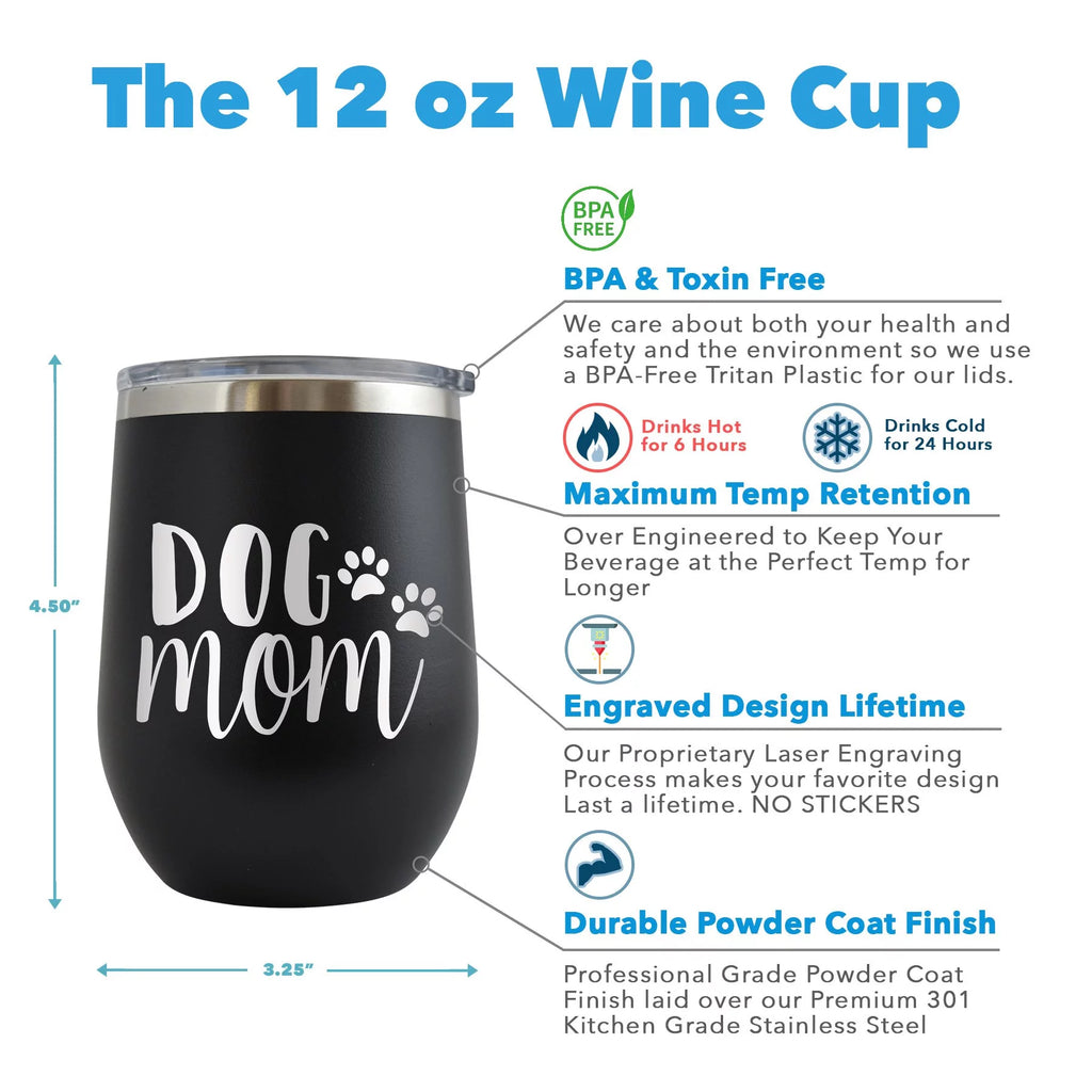 12 oz Engraved Red Wine Cup H6590