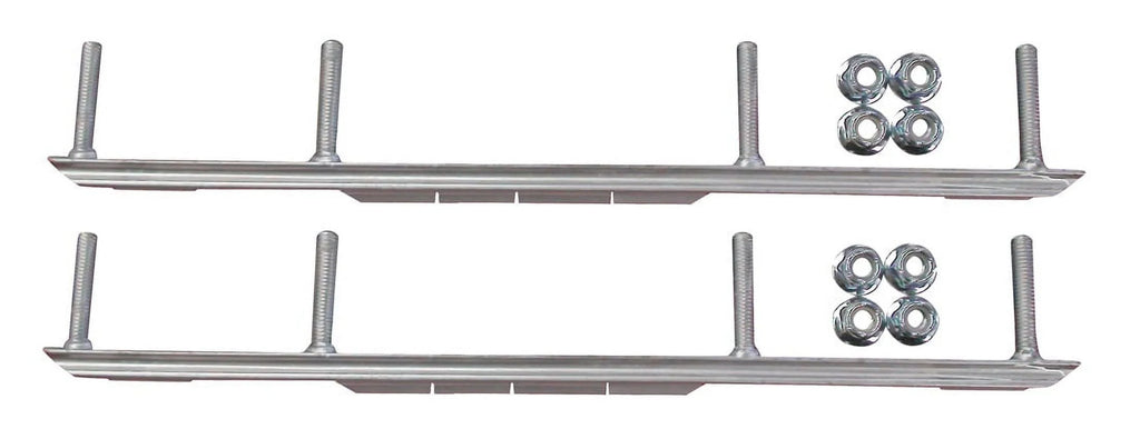 Yellow Razor Snowmobile Skis with 4.5" Shaper Bars Complete Kit S1500