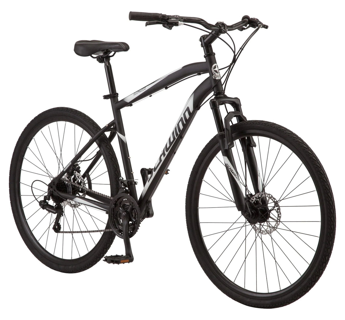 700c 21 Speeds Black Hybrid Bike Z88150
