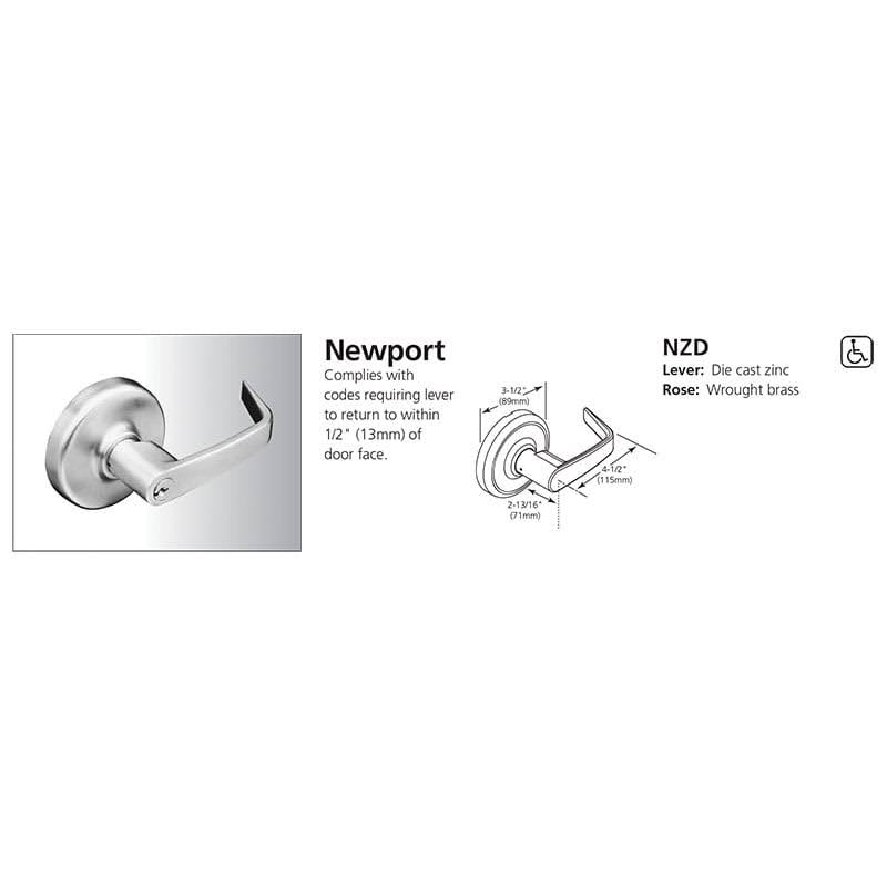 Extra Heavy Duty Privacy Lever Lockset Z8503
