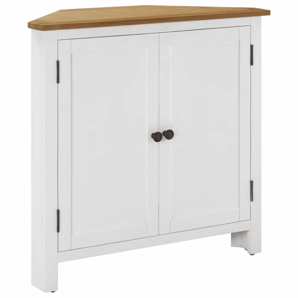 Solid Oak Wood Corner Cabinet C377696