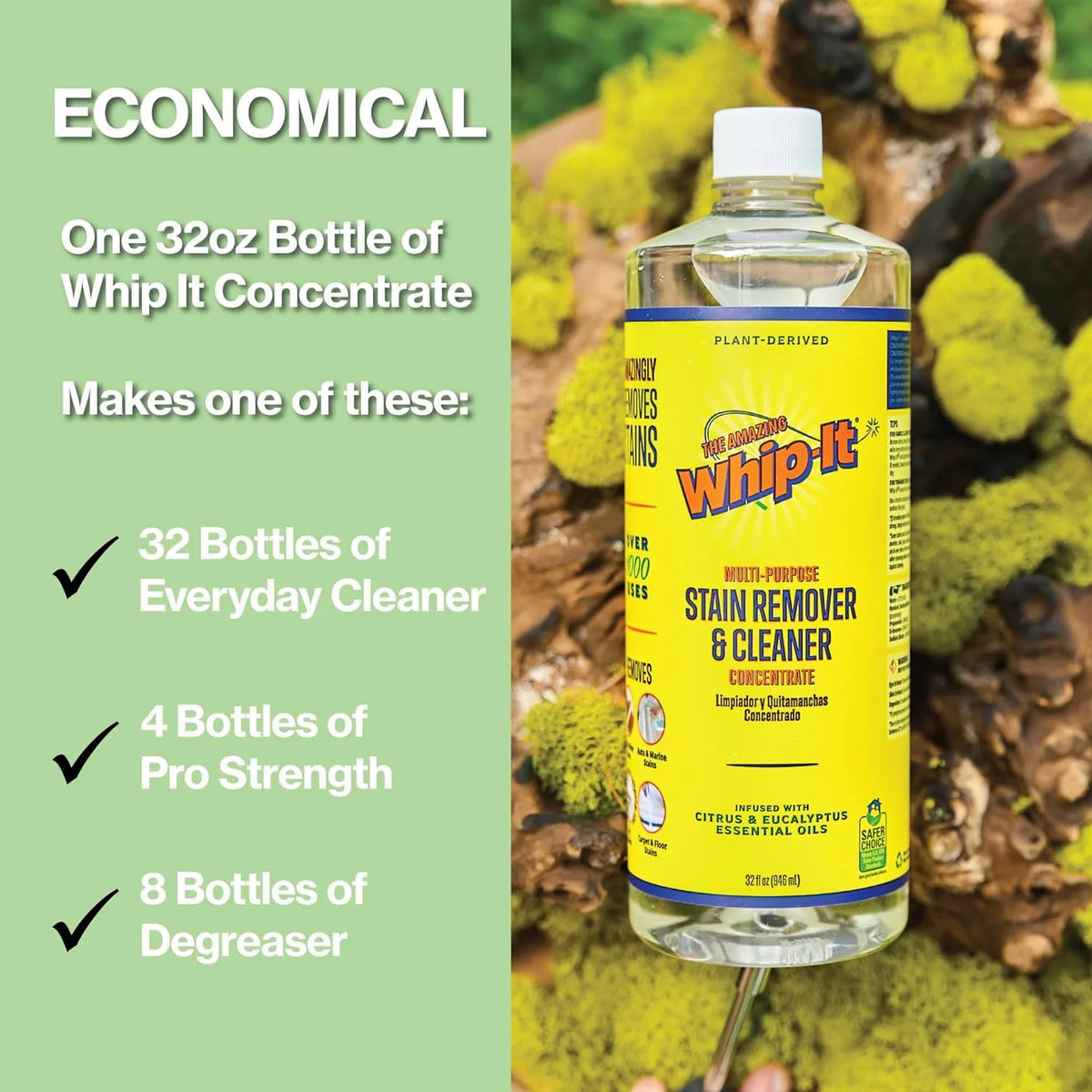32 Ounce Natural Plant Based Enzyme Cleaner K313300