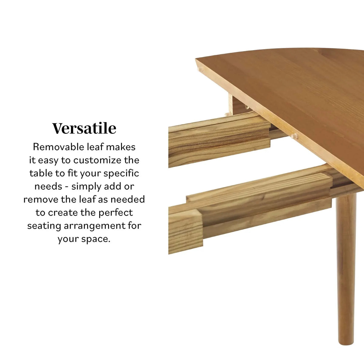 Caramel Solid Wood Oval Dining Table Z9509