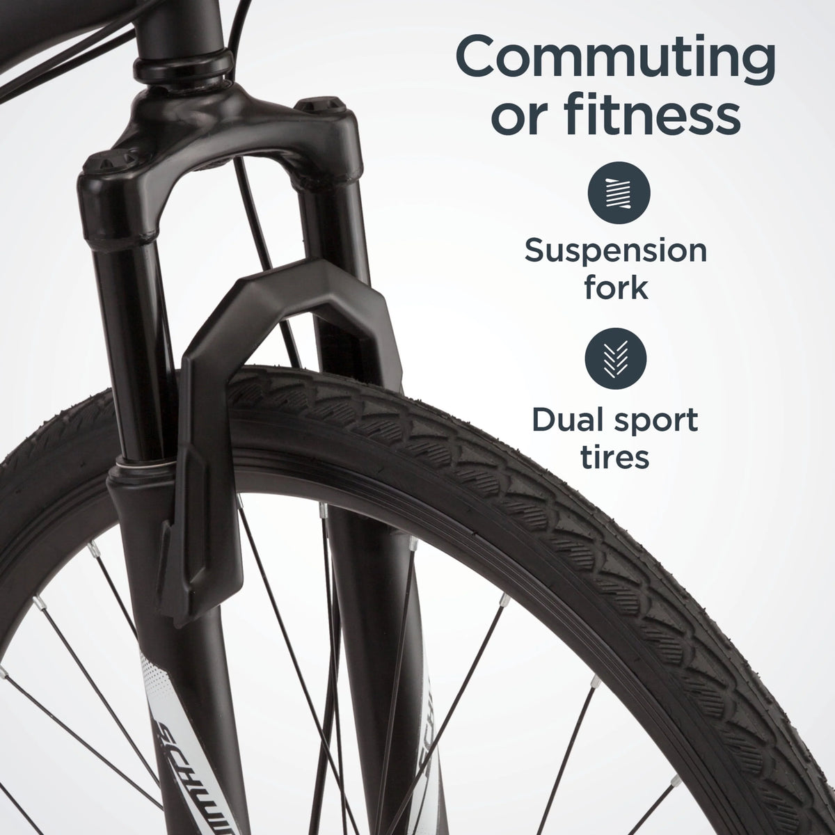 700c 21 Speeds Black Hybrid Bike Z88150
