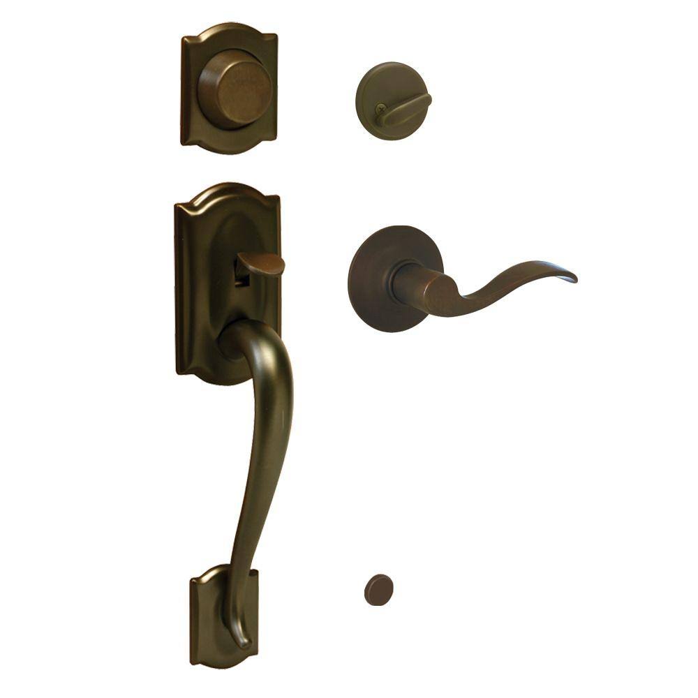 Oil-Rubbed Bronze Right-Hand Dummy Handleset H693