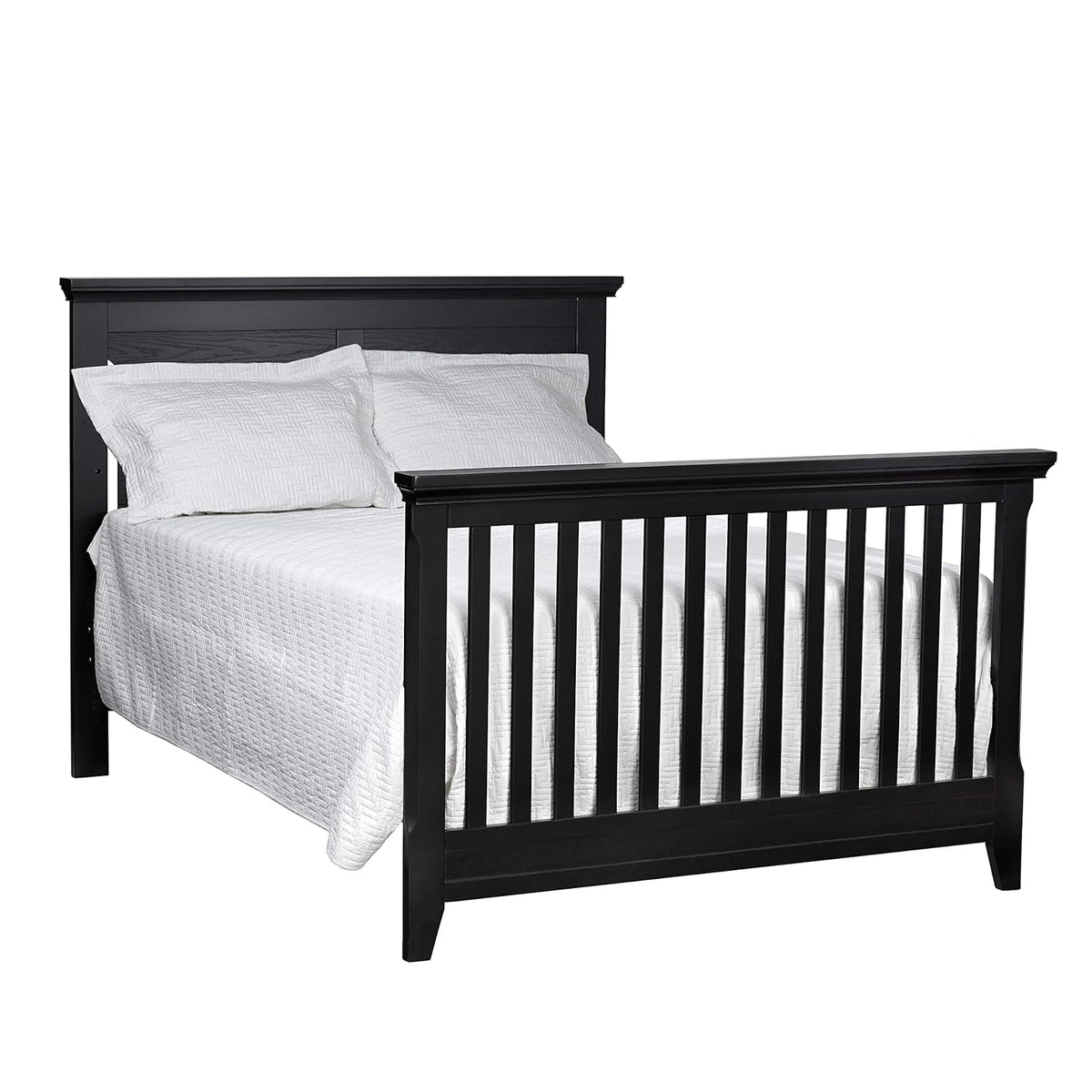 4 in 1 Convertible Crib in Classic Heritage Black Finish F446