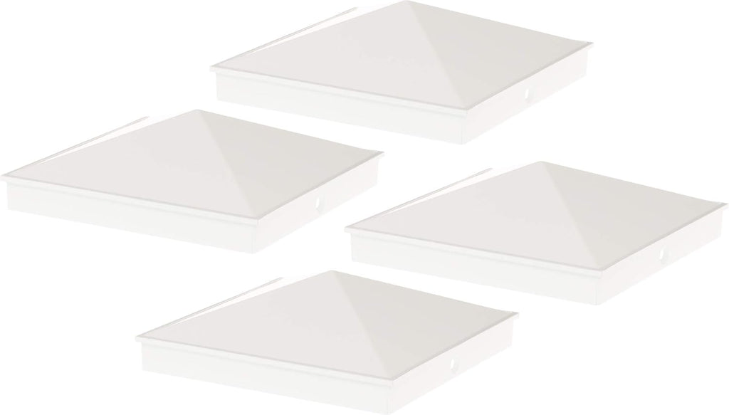 Black 12 Pack Aluminum Pyramid Post Cap Cover H22513