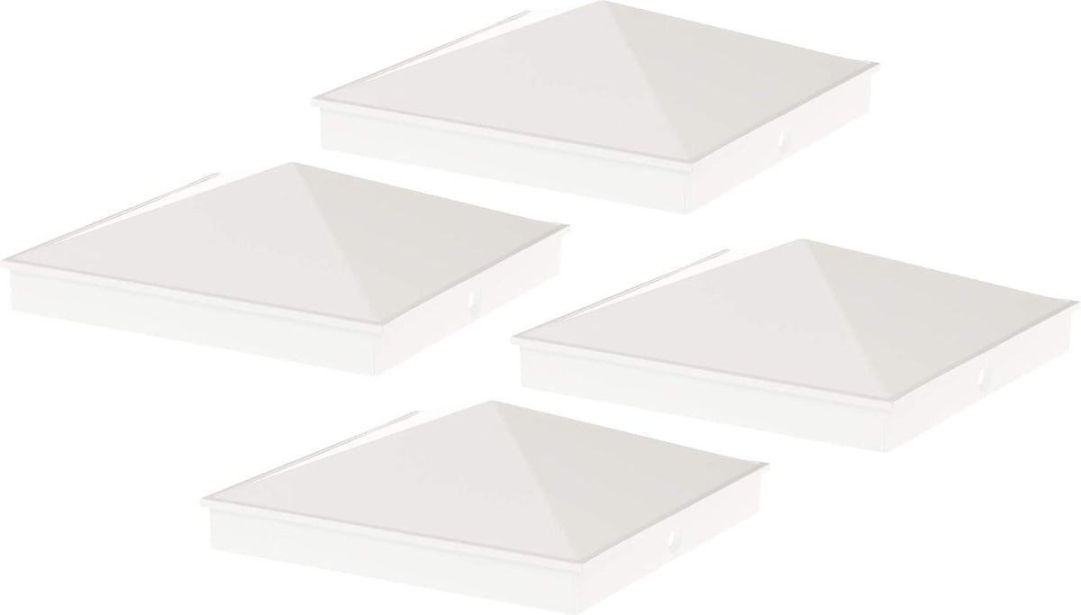 Black 12 Pack Aluminum Pyramid Post Cap Cover H22513