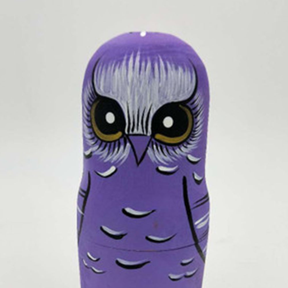 Bamboo Wooden Owl Home Decoration Toy J161