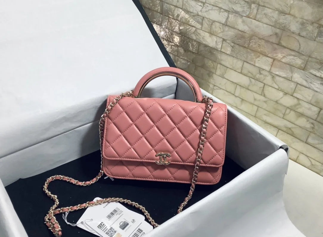 Pink Hand-Held Cross Bag E576294