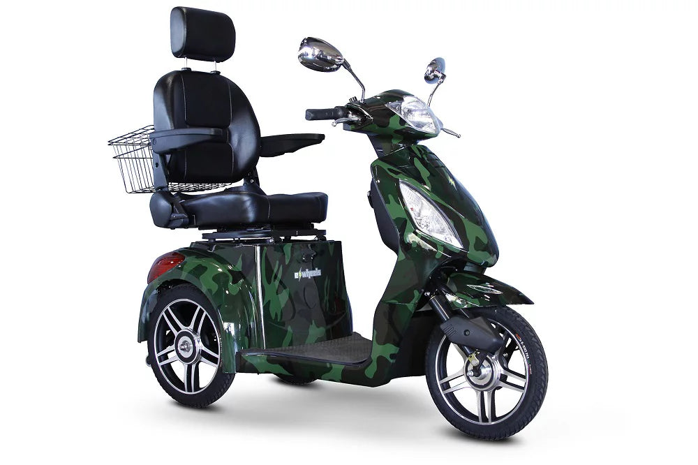 3 Wheeled Wide Body Mobility Scooter with Anti Theft Alarm, Red J576221