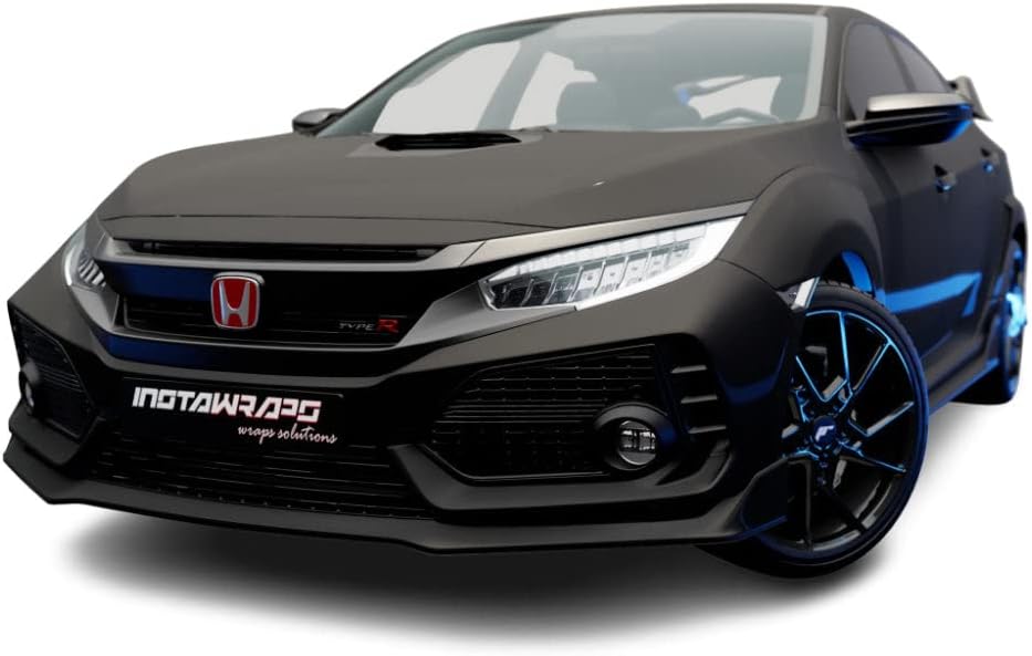 Matte Black 5ft x 8ft Car Wrap Vinyl Film N513