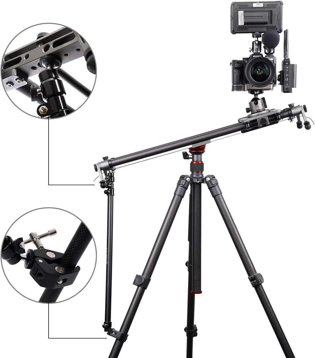 Onion Camera Slider Support Arm Stabilizer, Tripod Support Arms, Lightweight, Adjustable Length, Pack of 2 L734