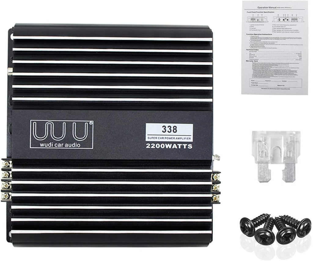 2 Channel 2200W Car Amplifier Pack of 2 E661422