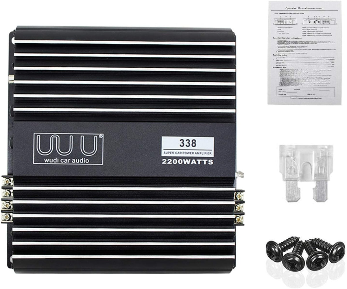 2 Channel 2200W Car Amplifier Pack of 2 E661422