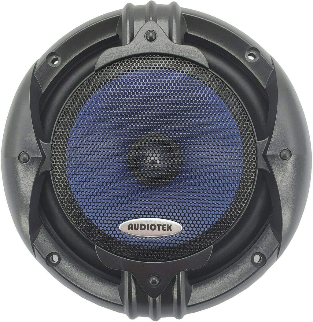 2 Pairs 6.5-Inch 2-Way Car Audio Component Speaker System with Woofers Tweeters & Crossovers G88353