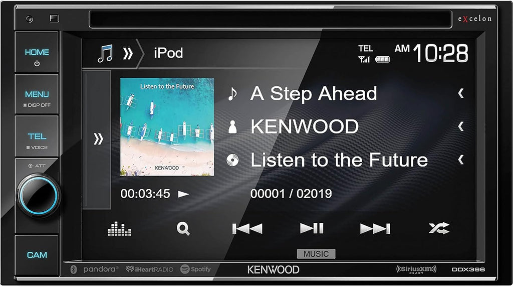Double DIN Bluetooth Car Stereo Receiver with 6.2" Touchscreen M70538