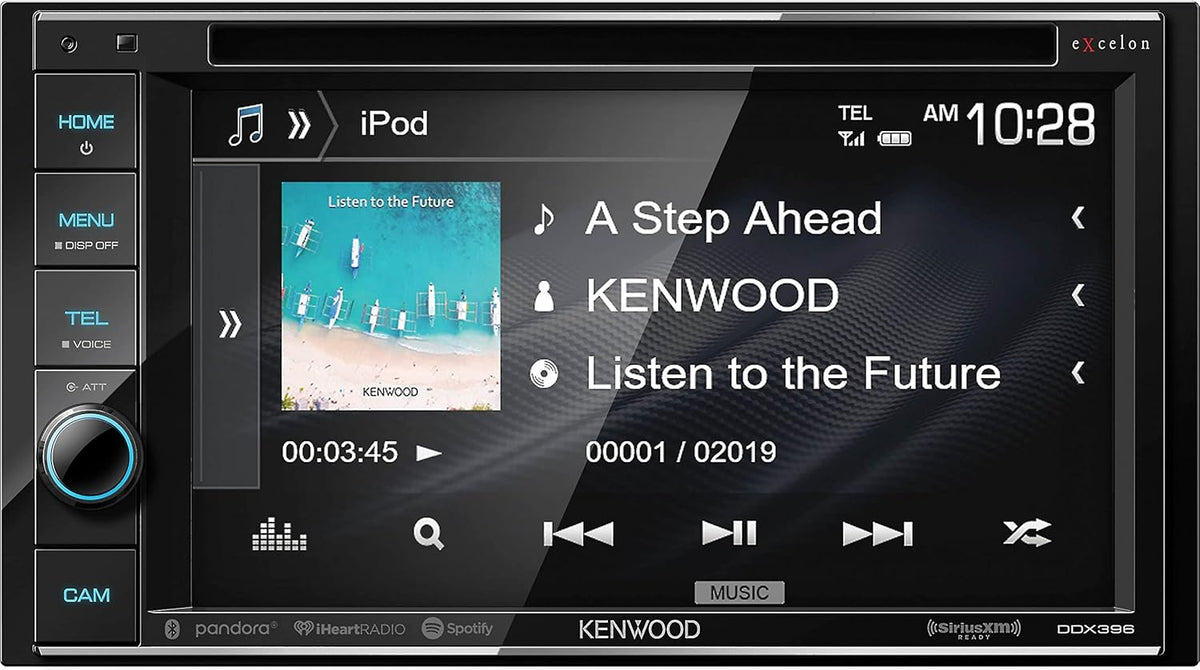 Double DIN Bluetooth Car Stereo Receiver with 6.2" Touchscreen M70538