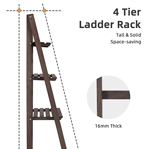 4 Tier Wooden Plant Stand Z31669
