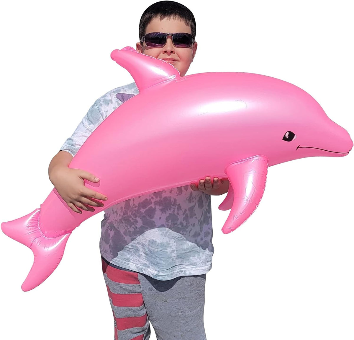 2 Pack Pink 40" Pearlized Inflatable Pool Toy M115659