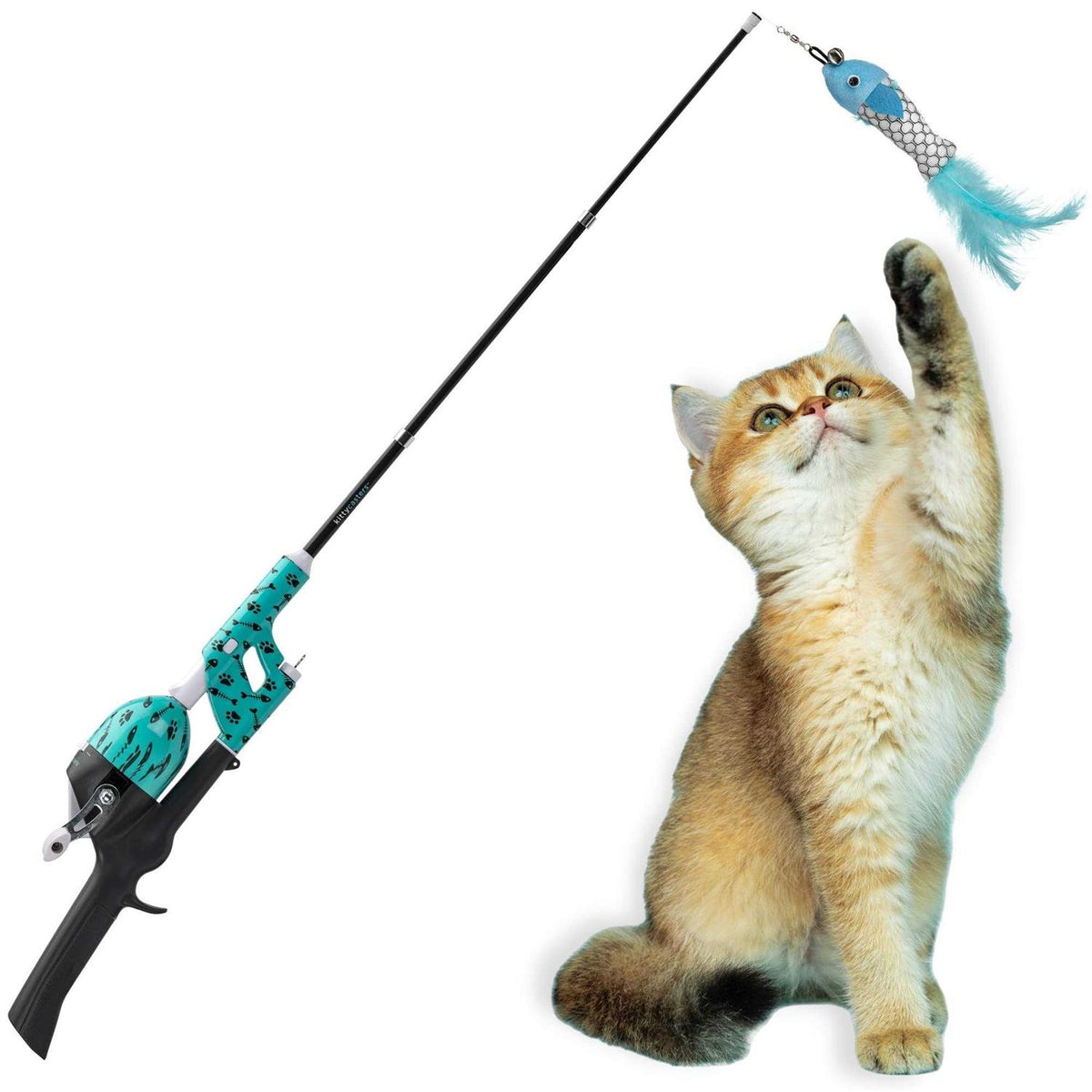 Tangle Free Retractable Fishing Pole Toy P3285