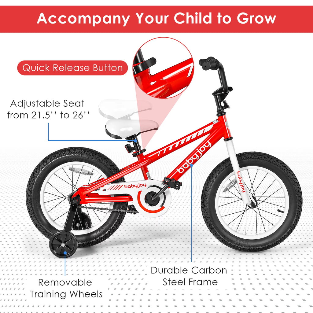 16'' Kids Bike with Training Wheels I8910