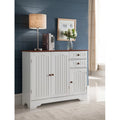 White Wood Kitchen Storage Cabinet H2105