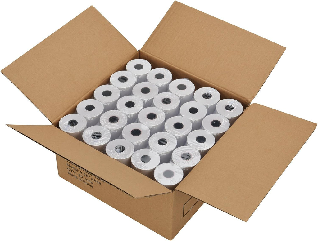 2 1/4inch*85ft Thermal Receipt Paper (50 Rolls) T830