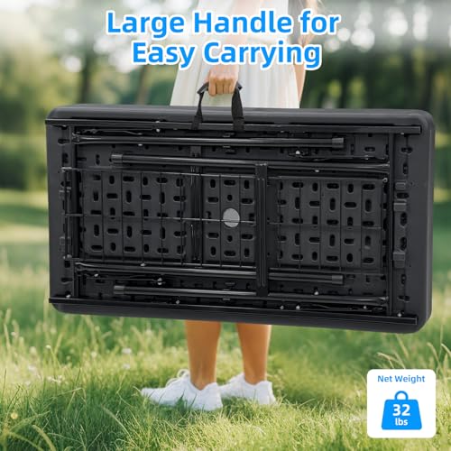 Folding Plastic Cooler Table with Drain Hose G53396