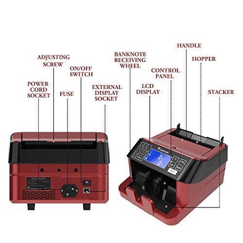 Cash Counter with Counterfeit Bill Detection V7656
