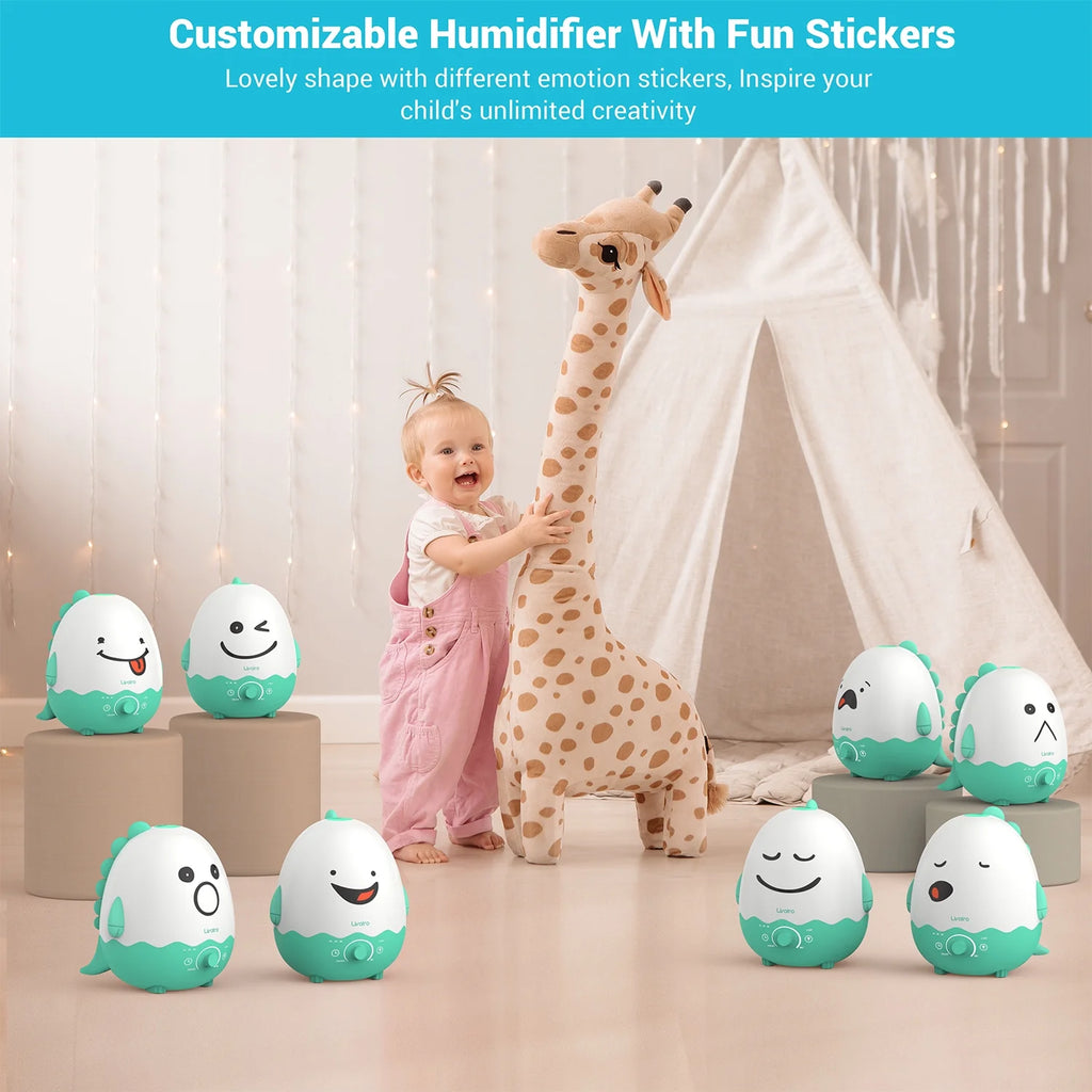 Cool Mist Humidifier with Diffuser, Night Light, Timer U4446