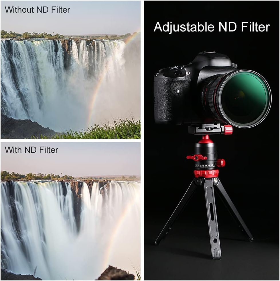67mm Variable ND Filter ND8-ND128 HD VND Filter T215