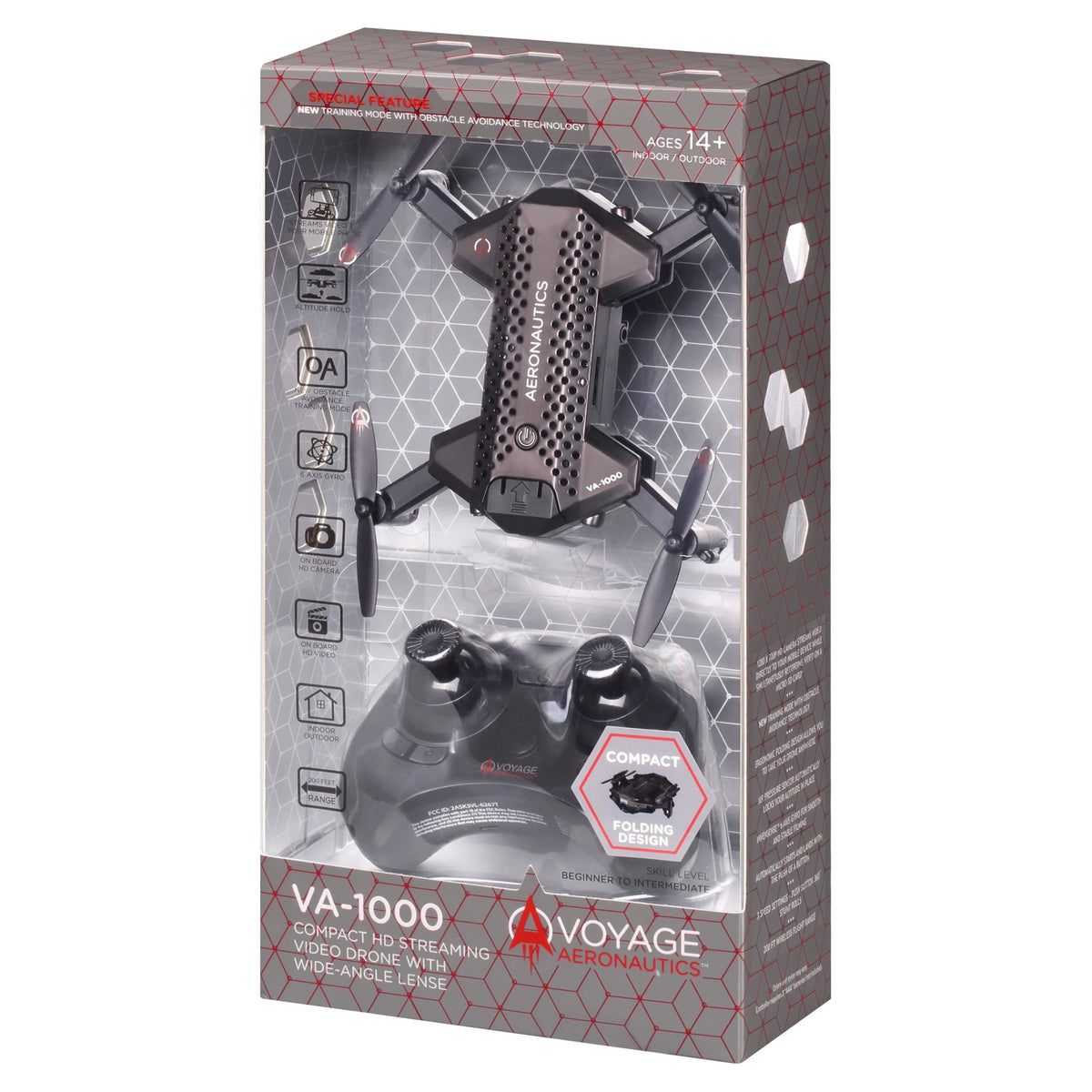 Black 7 inches Wide-Angle Lens Streaming Drone G966555