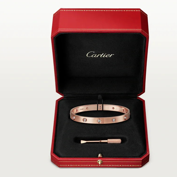 Bracelet with 10 Diamonds X29624