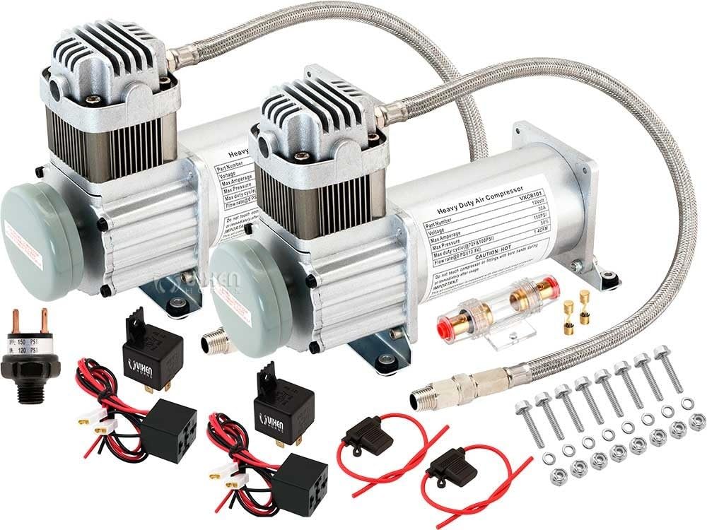 Heavy Duty Dual Onboard Air Compressors 150 PSI O946648