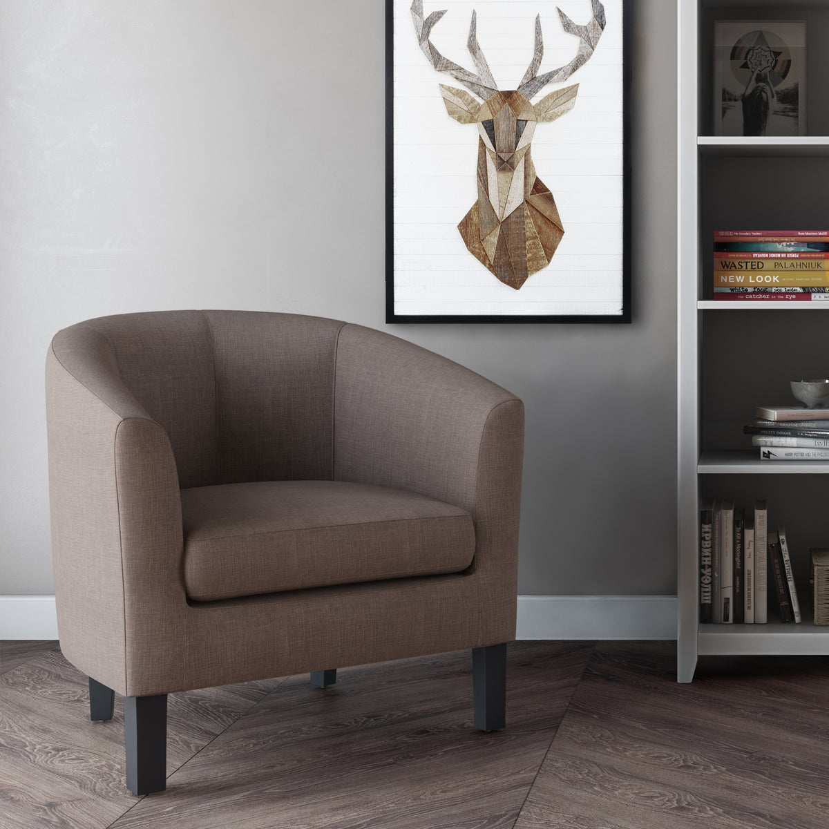 Tub Chair in Light Mocha J85065