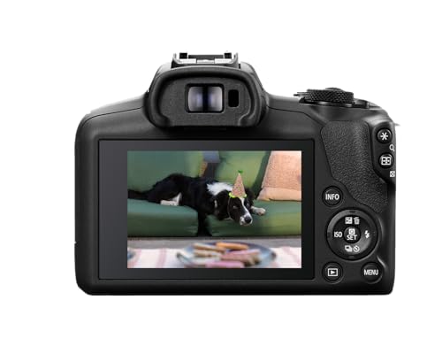 Black Mirrorless Camera with RF-S18-45mm Lens Kit, 24.1 Megapixel, 4K Video C374434