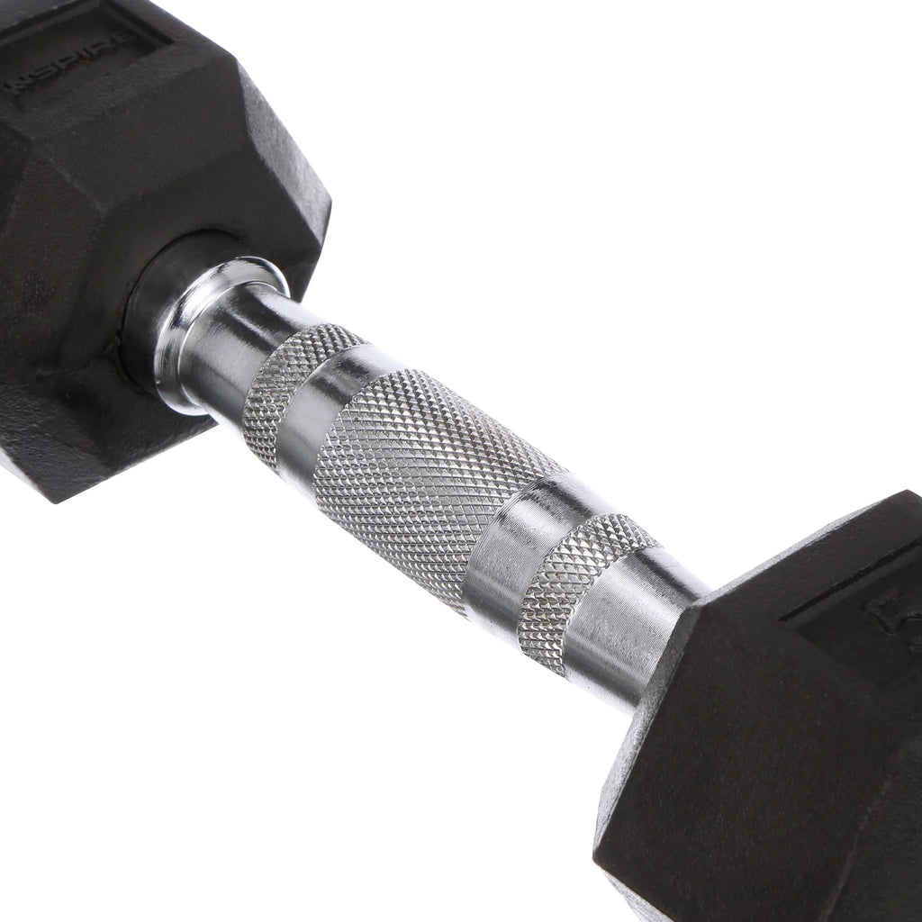 5 lb Rubber Hex Dumbbells T690