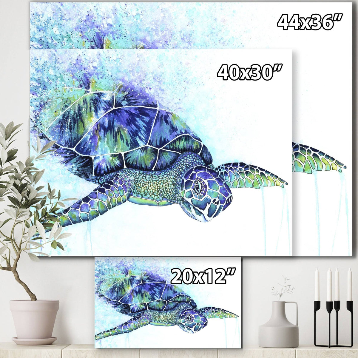 Canvas Artwork Print 32 in. Wide x 24 in. High I66803