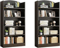 Wood 5 Tier Bookshelf B7048