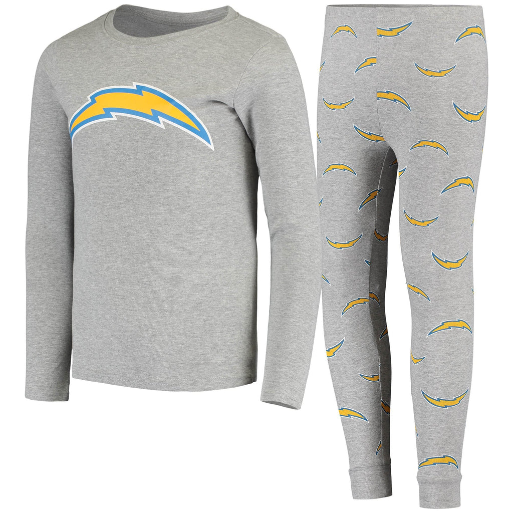 Gray Long Sleeve T-Shirt & Pants Sleep Set M2266