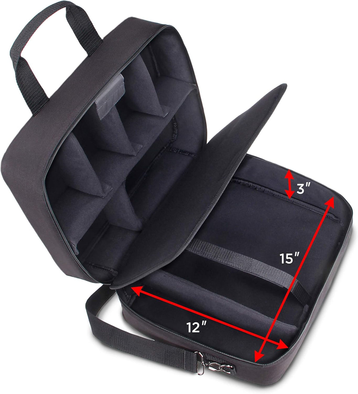 Audio Mixer Travel Case with Scratch-Resistant Interior W9178
