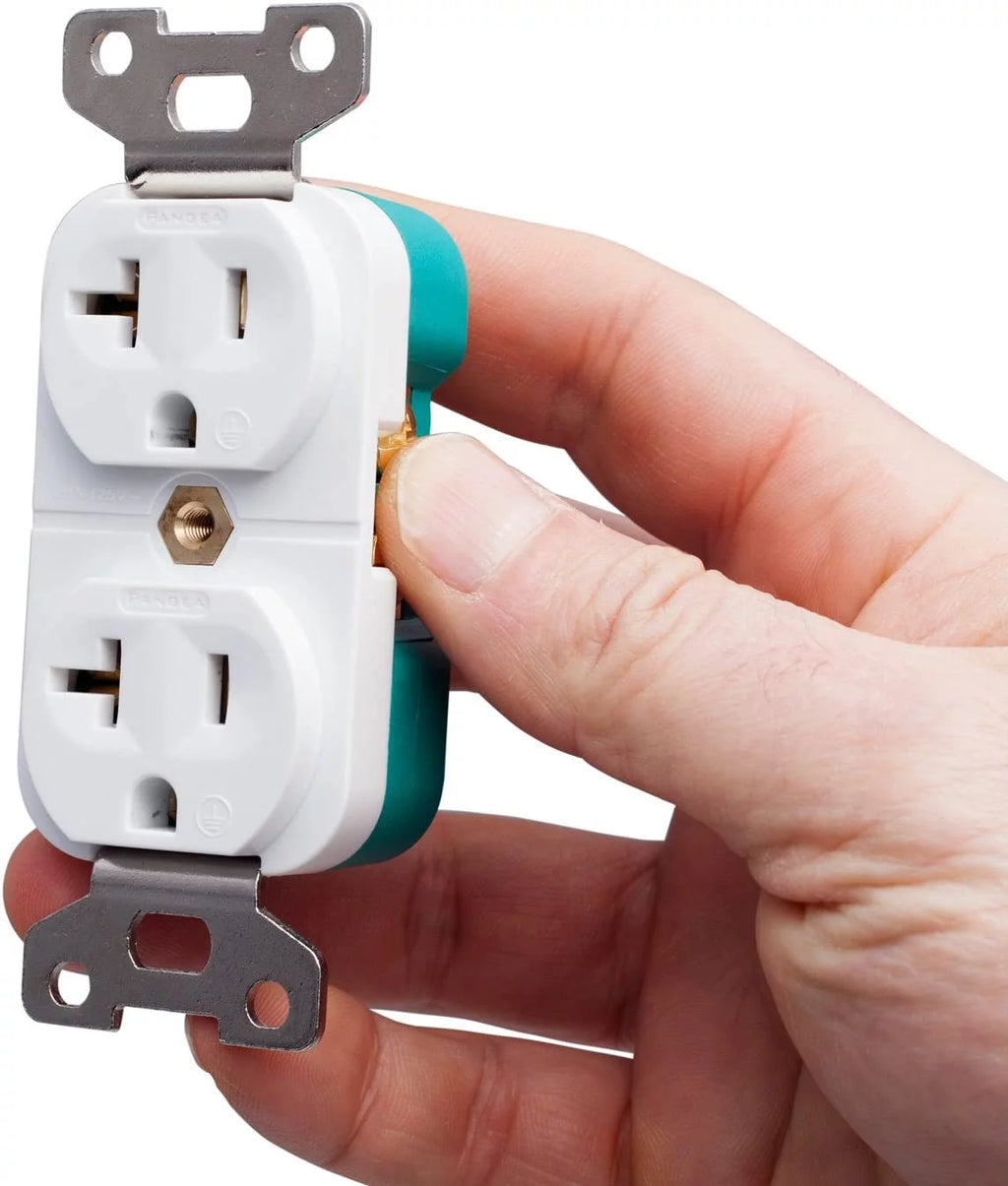 White AC Outlet F7259