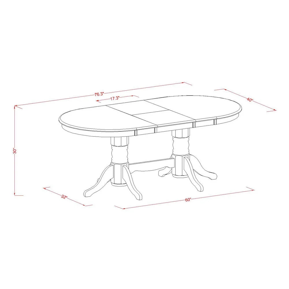 Oval Wood Dining Table in Oak I1998