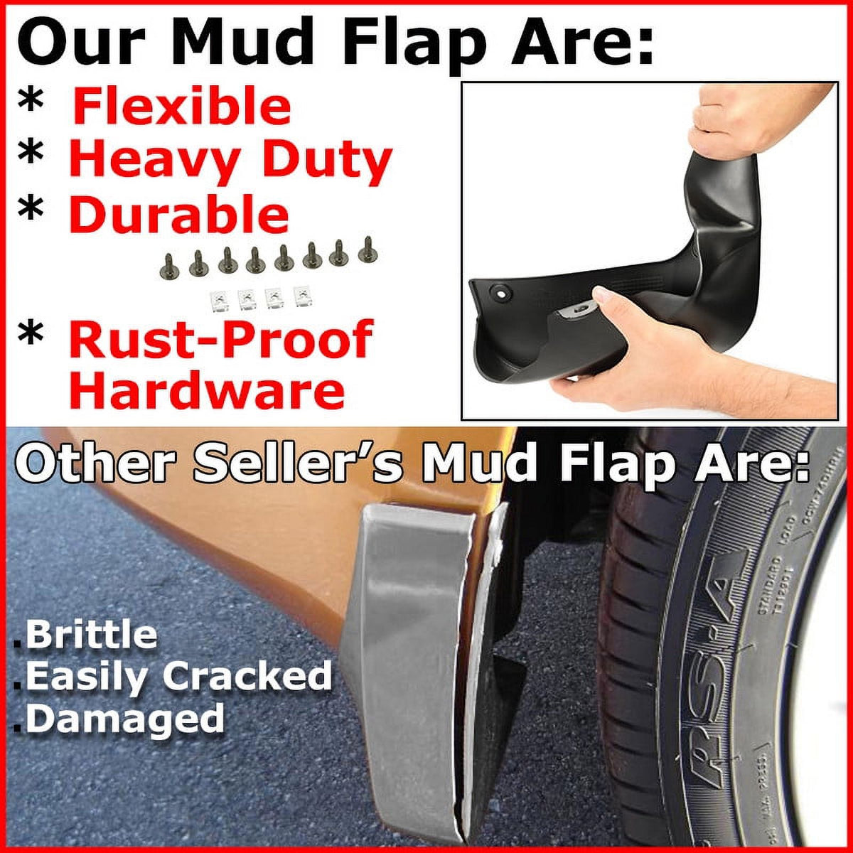 Mud Flaps Splash Guards for BMW E84 X1 X191