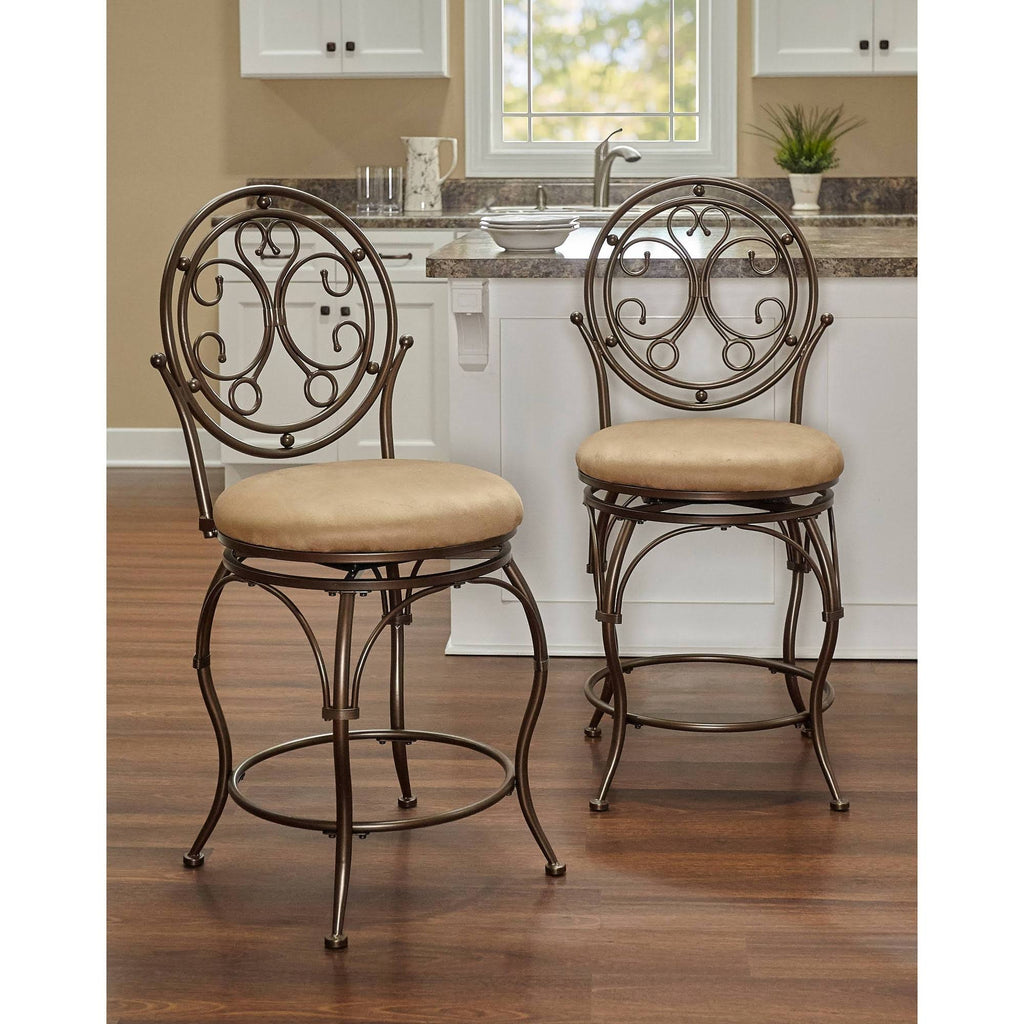Bronze Counter Height Barstool V77314